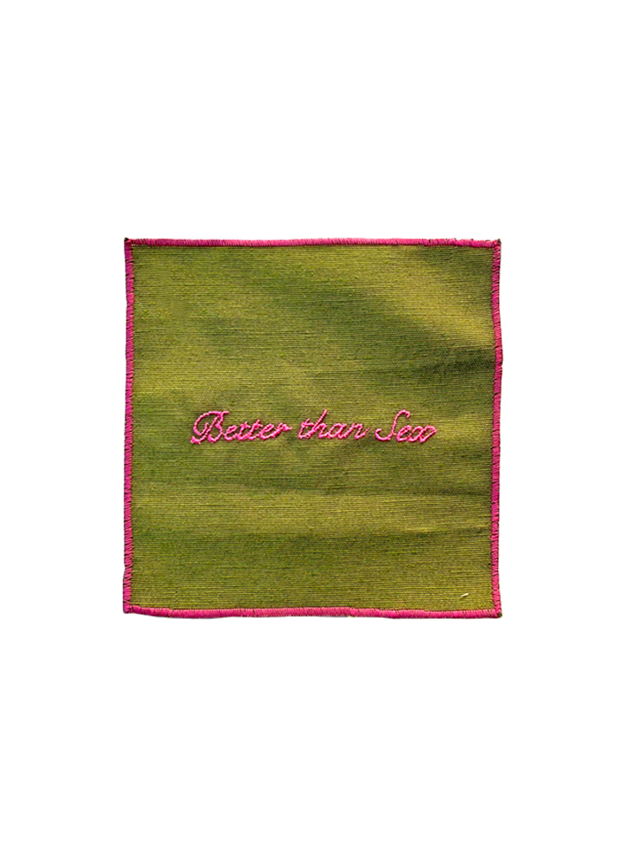 Set di tovaglioli da cocktail - Verde oliva e Fucsia