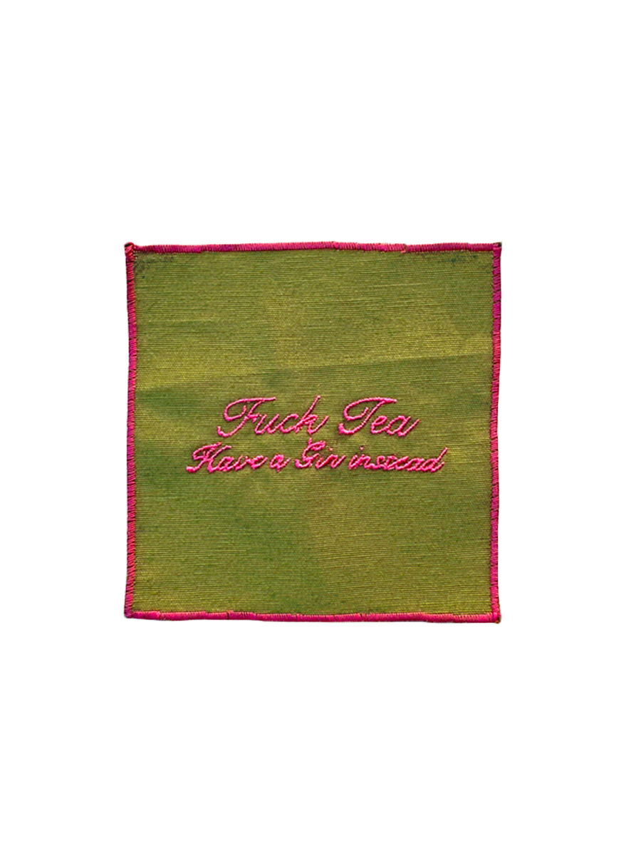 Set di tovaglioli da cocktail - Verde oliva e Fucsia