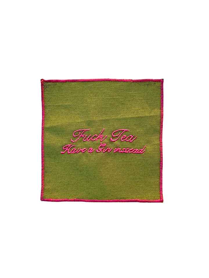 Set di tovaglioli da cocktail - Verde oliva e Fucsia
