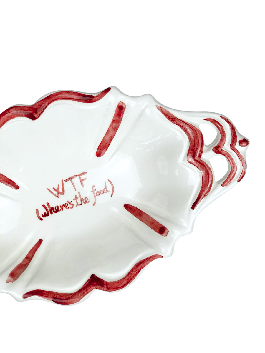 Ciotola per aperitivo "WTF"