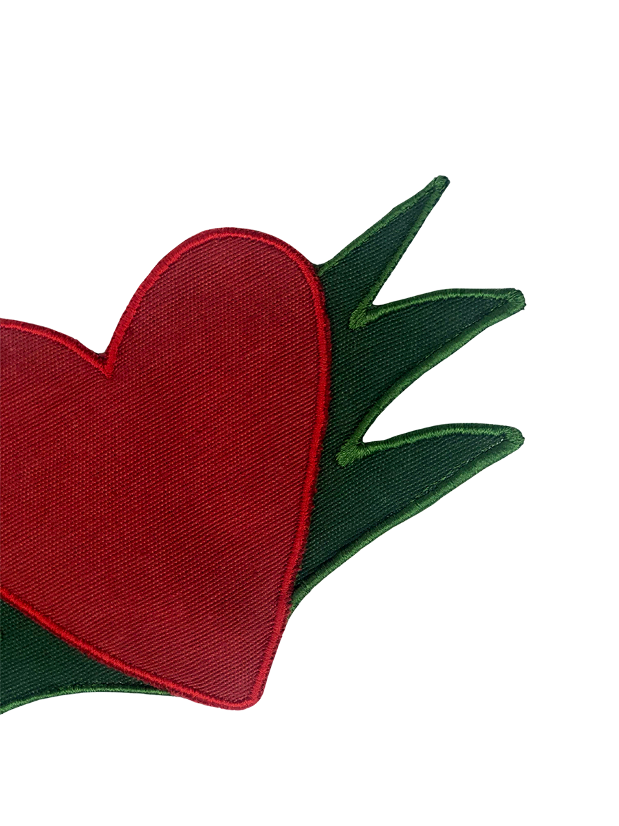 Set di 4 tovaglioli da cocktail - Cuore