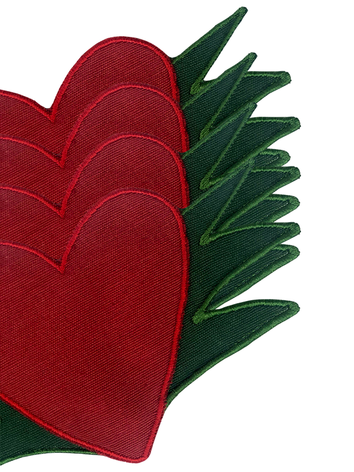 Set di 4 tovaglioli da cocktail - Cuore