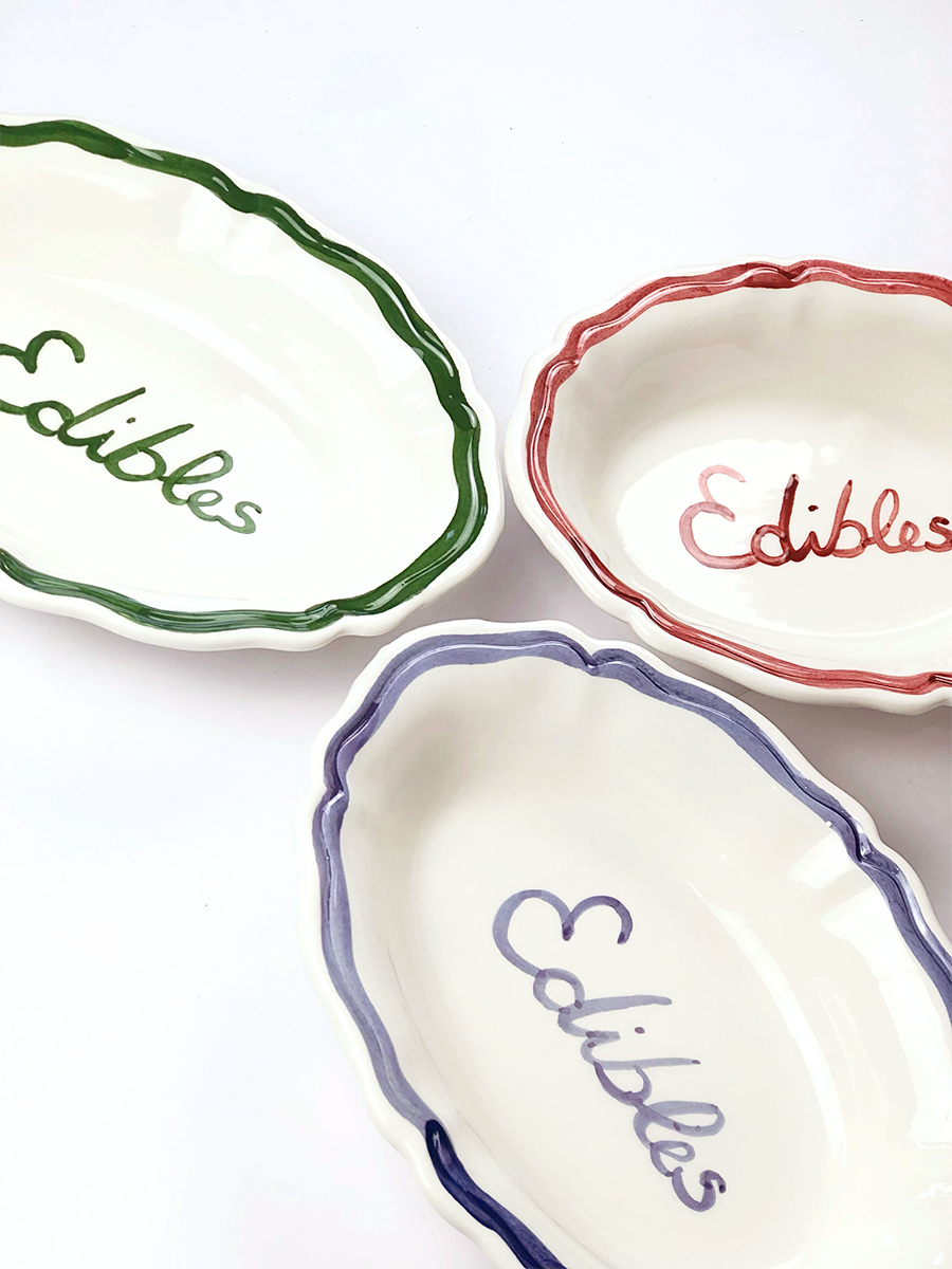 Piatto Ovale "Edibles”