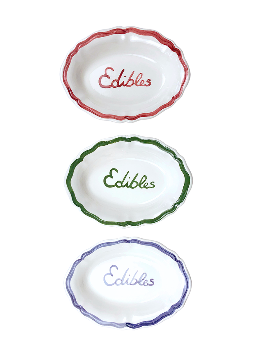 Piatto Ovale "Edibles”