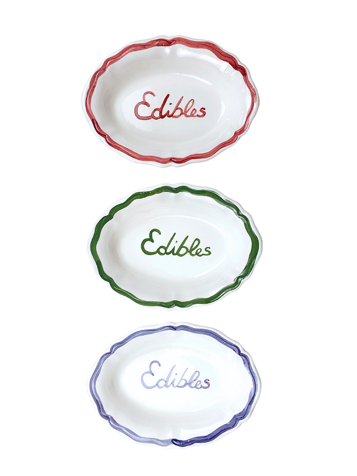 Piatto Ovale "Edibles”