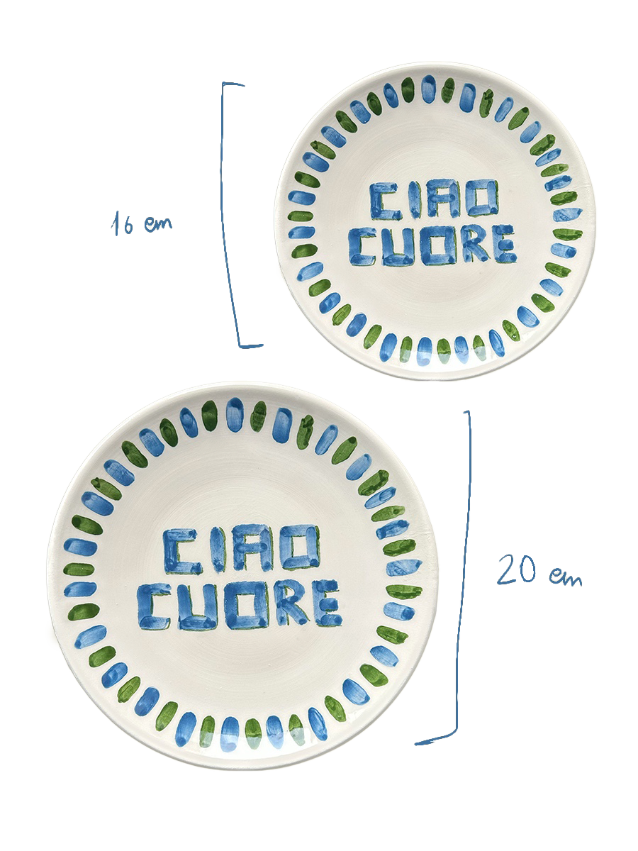 Piatto "Ciao Cuore"