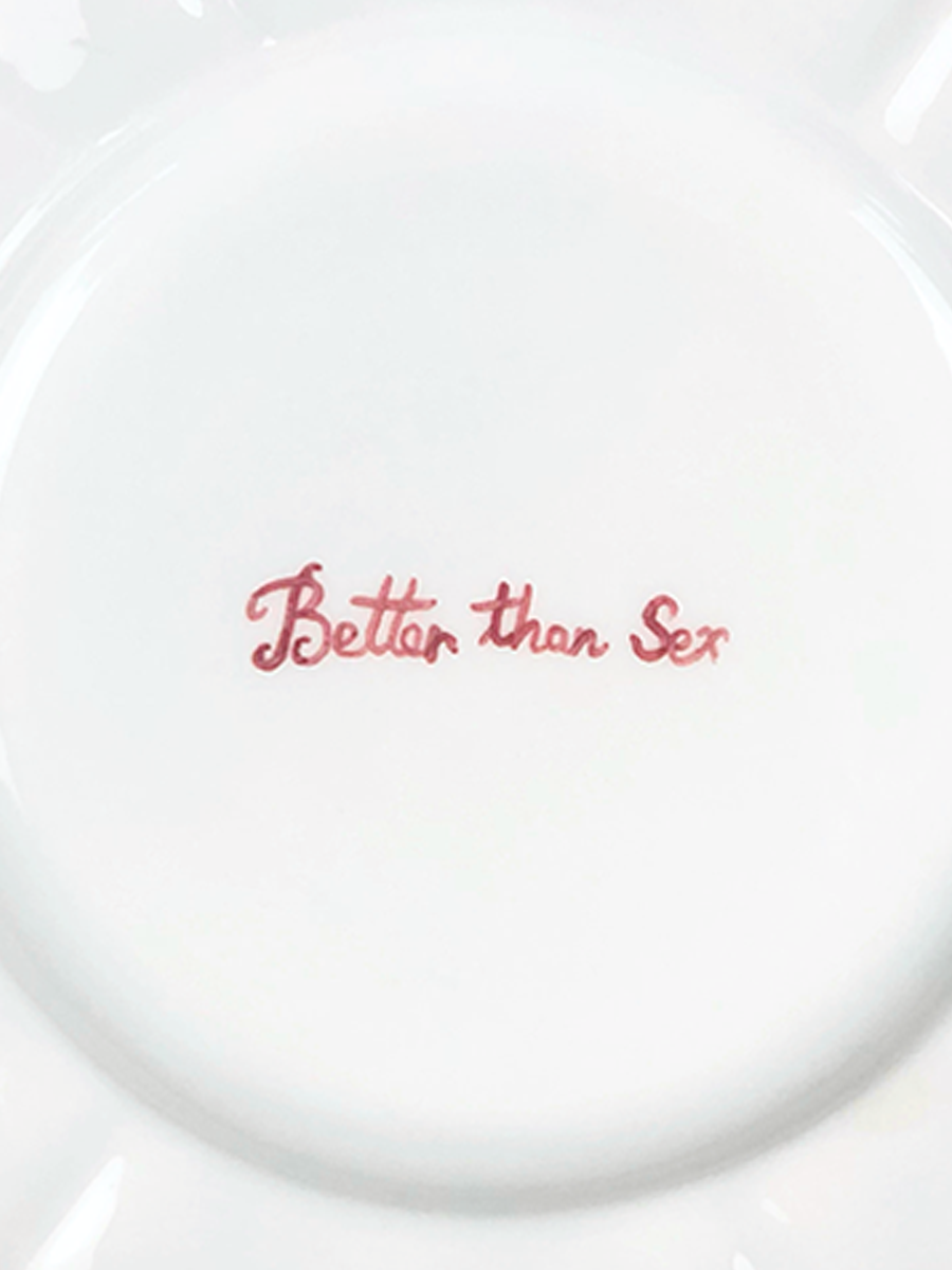 Piatto Fil Rouge "Better than S*x"