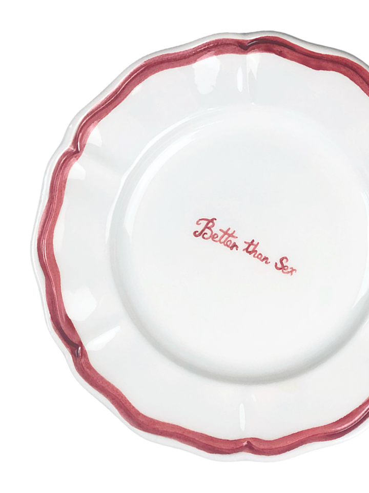 Piatto Fil Rouge "Better than S*x"