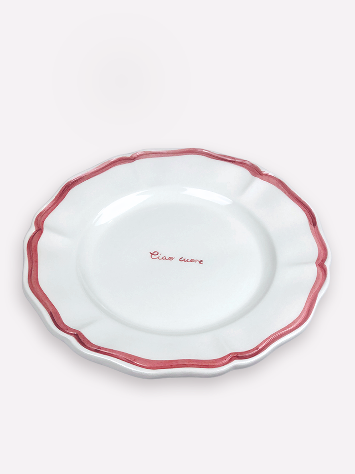 Piatto Fil Rouge "Ciao Cuore"