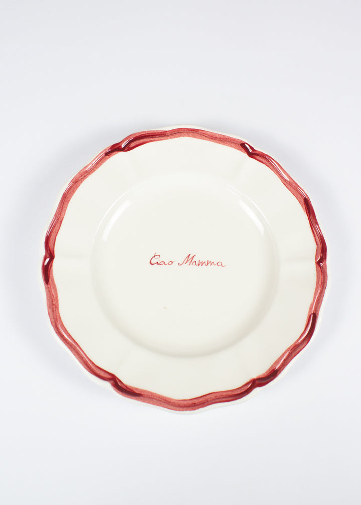 Piatto Fil Rouge "Ciao Mamma"