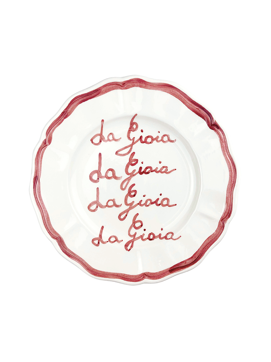 Piatto Fil Rouge "La Gioia"