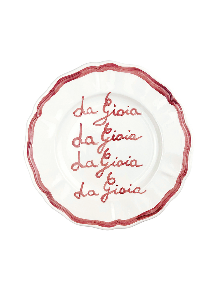 Piatto Fil Rouge "La Gioia"