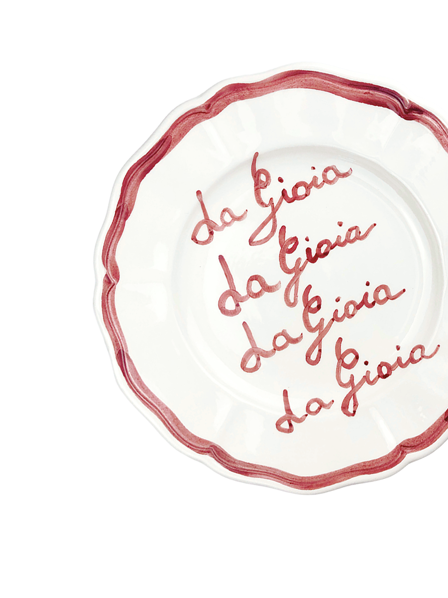 Piatto Fil Rouge "La Gioia"
