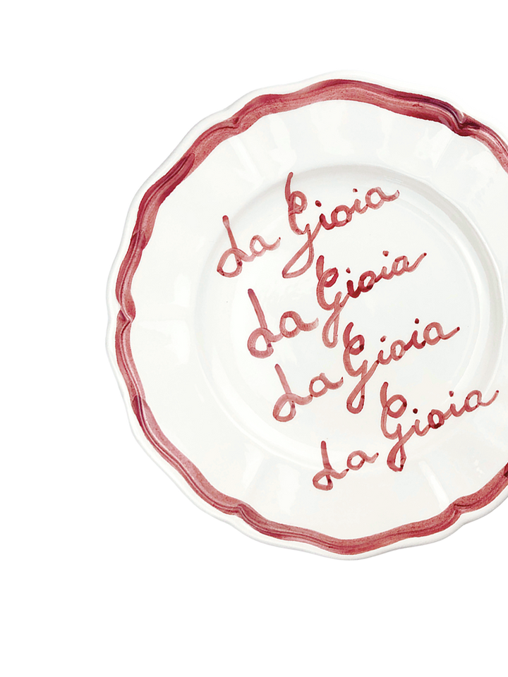 Piatto Fil Rouge "La Gioia"