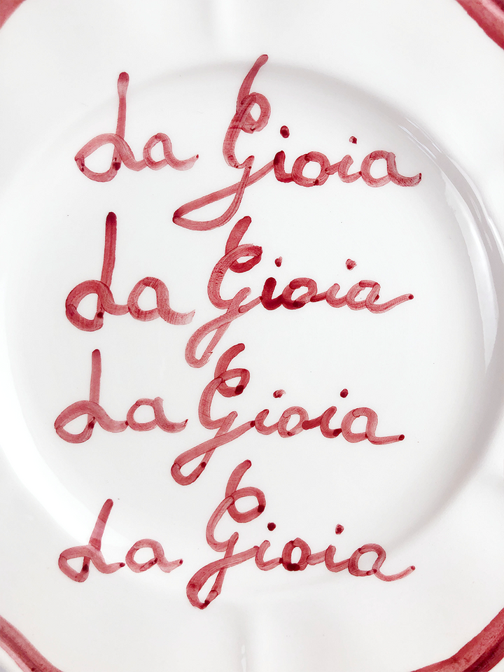Piatto Fil Rouge "La Gioia"