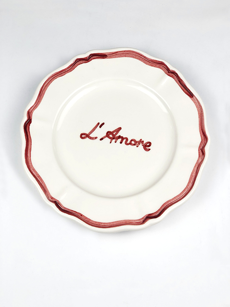 Piatto Amore Fil Rouge