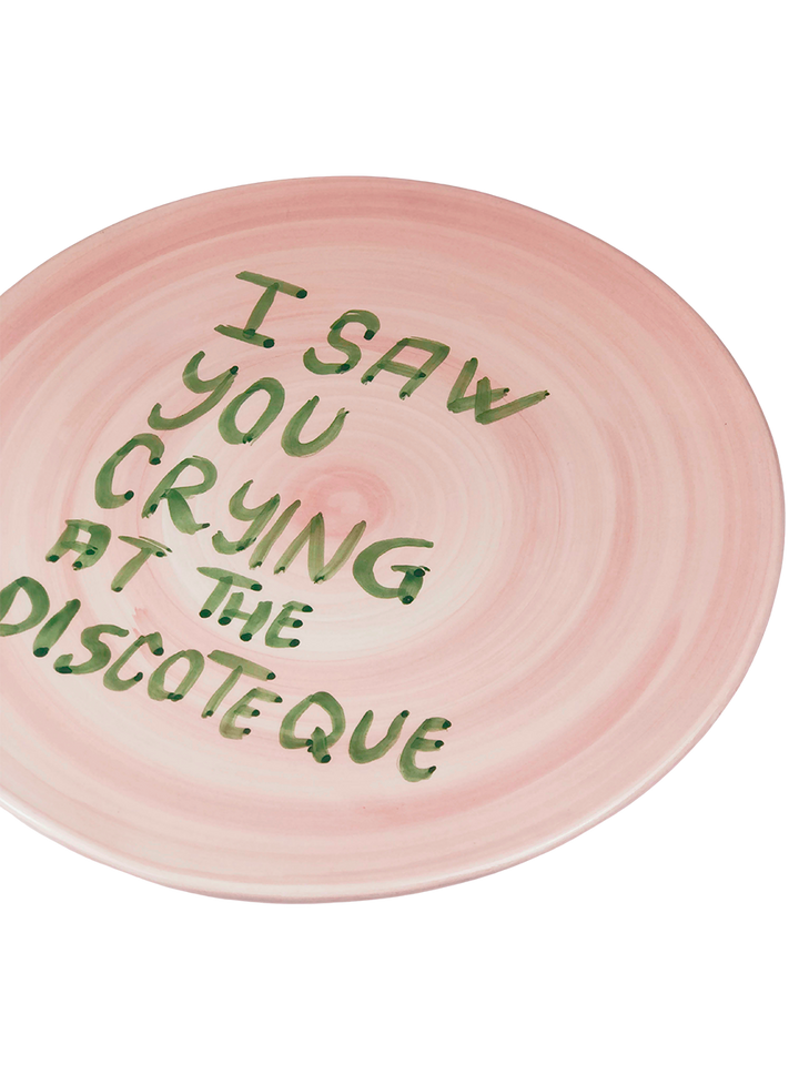 Piatto Grande "I saw you crying at the discoteque"