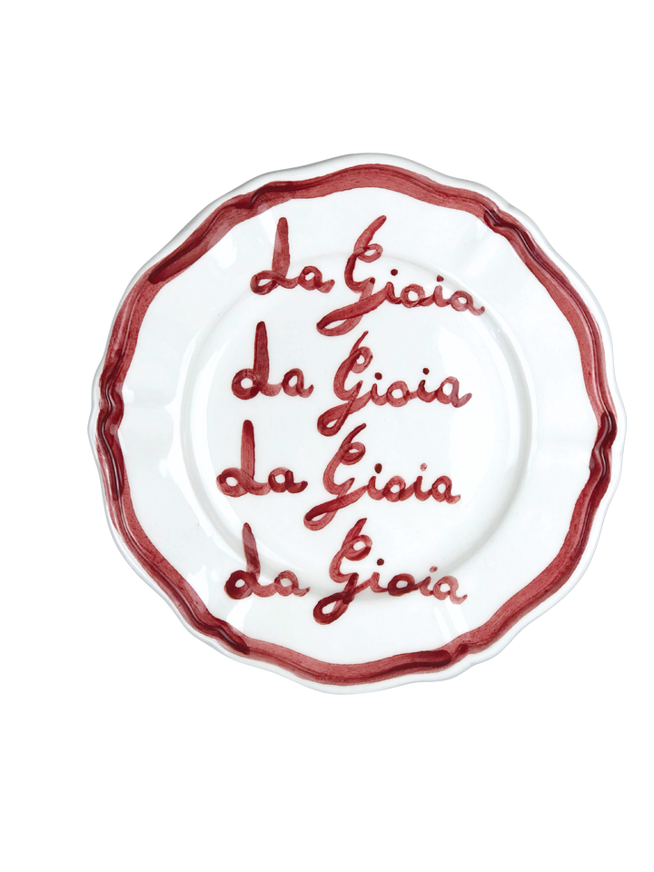 Piatto Fil Rouge "La Gioia"