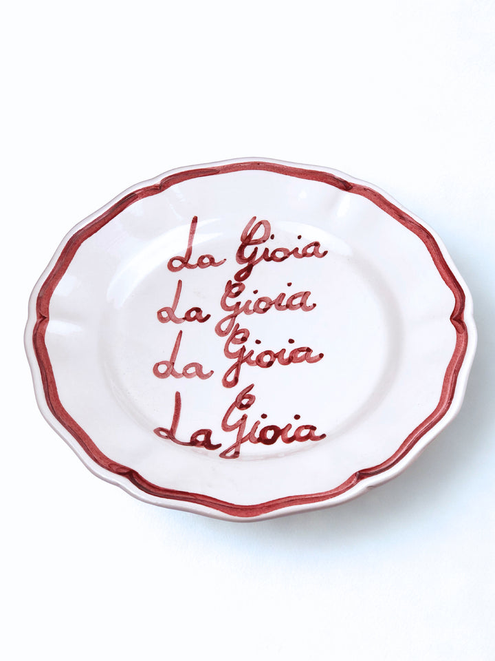 Piatto Fil Rouge "La Gioia"