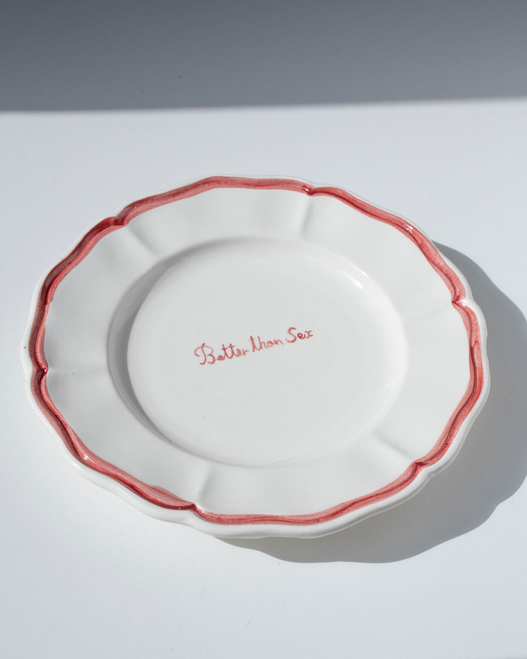 Piatto Fil Rouge "Better than S*x"