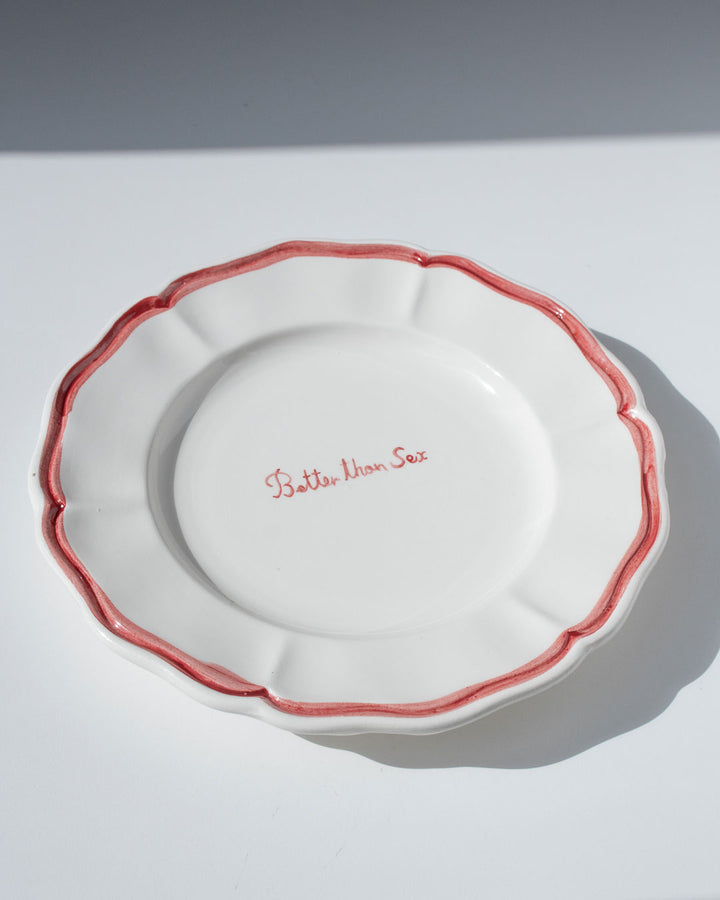 Piatto Fil Rouge "Better than S*x"