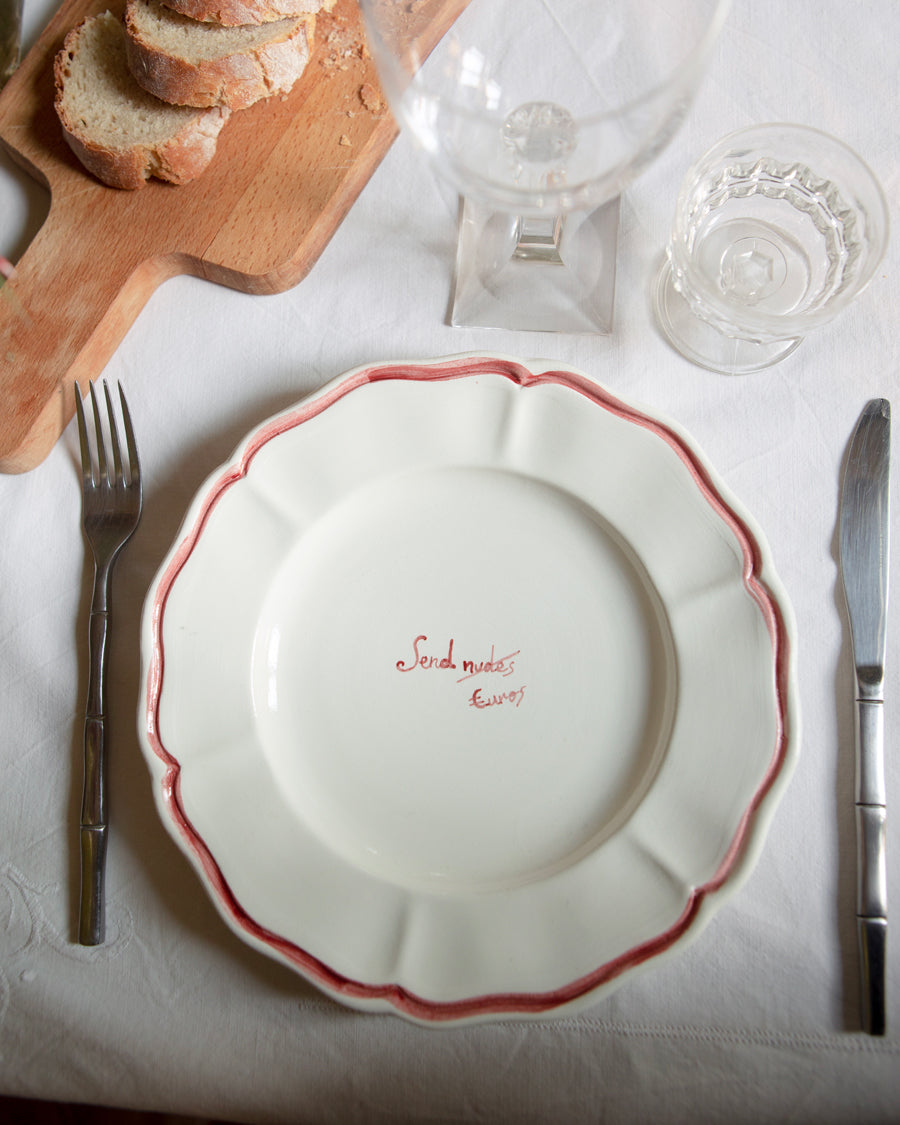 Piatto personalizzato "Fil Rouge"