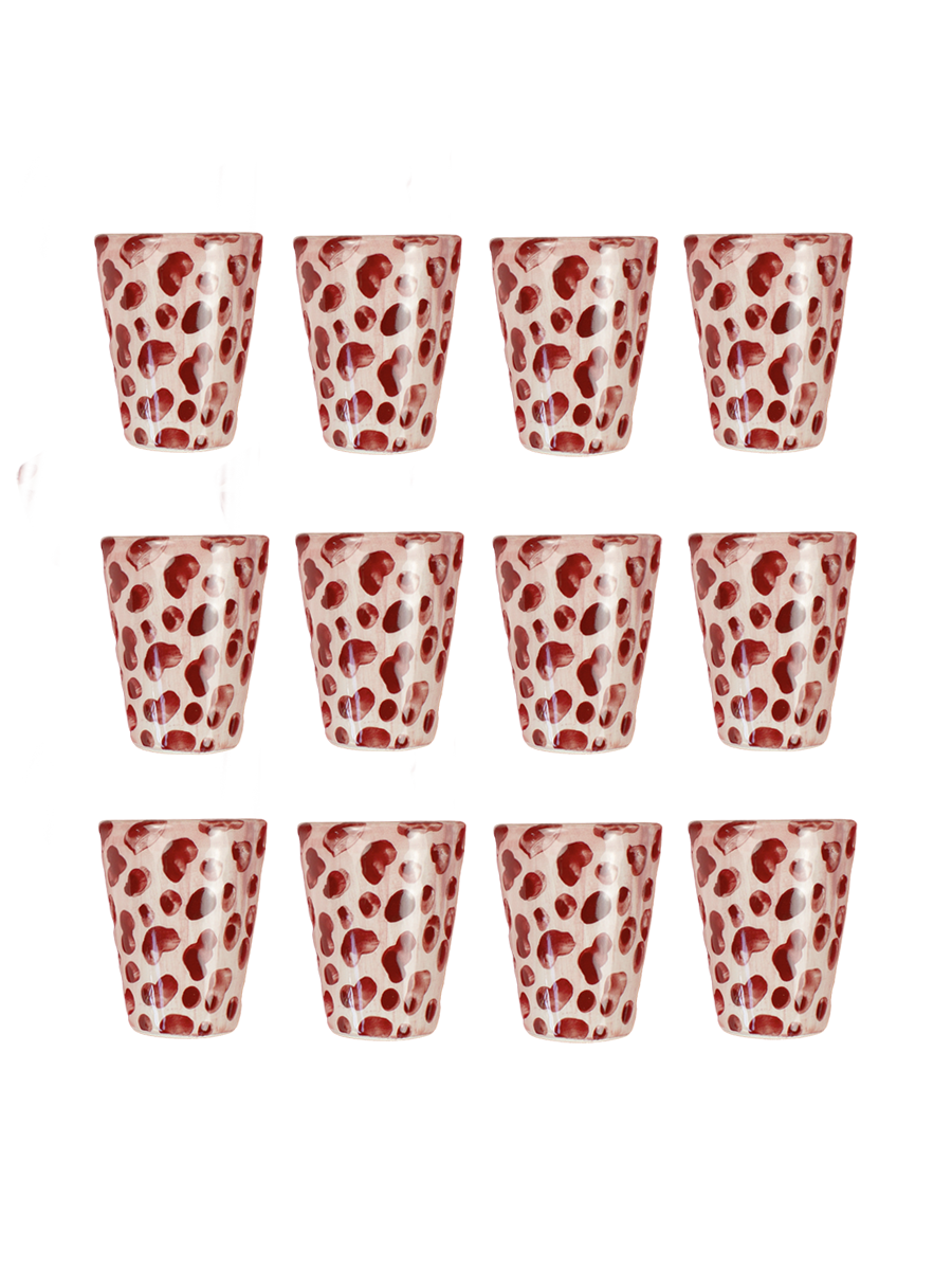 Set di bicchierini da shot - Pink Spots