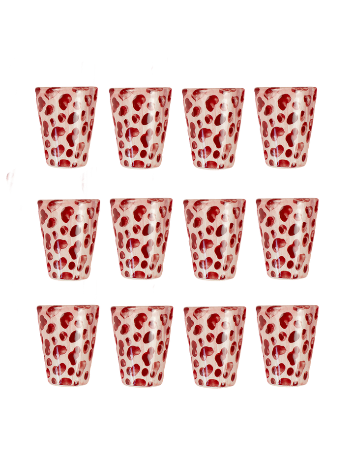 Set di bicchierini da shot - Pink Spots
