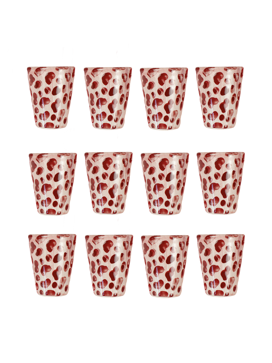 Set di bicchierini da shot - Pink Spots