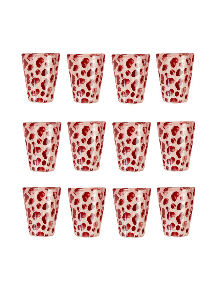 Set di bicchierini da shot - Pink Spots
