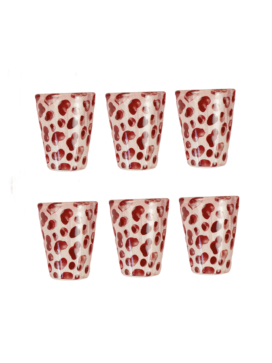 Set di bicchierini da shot - Pink Spots