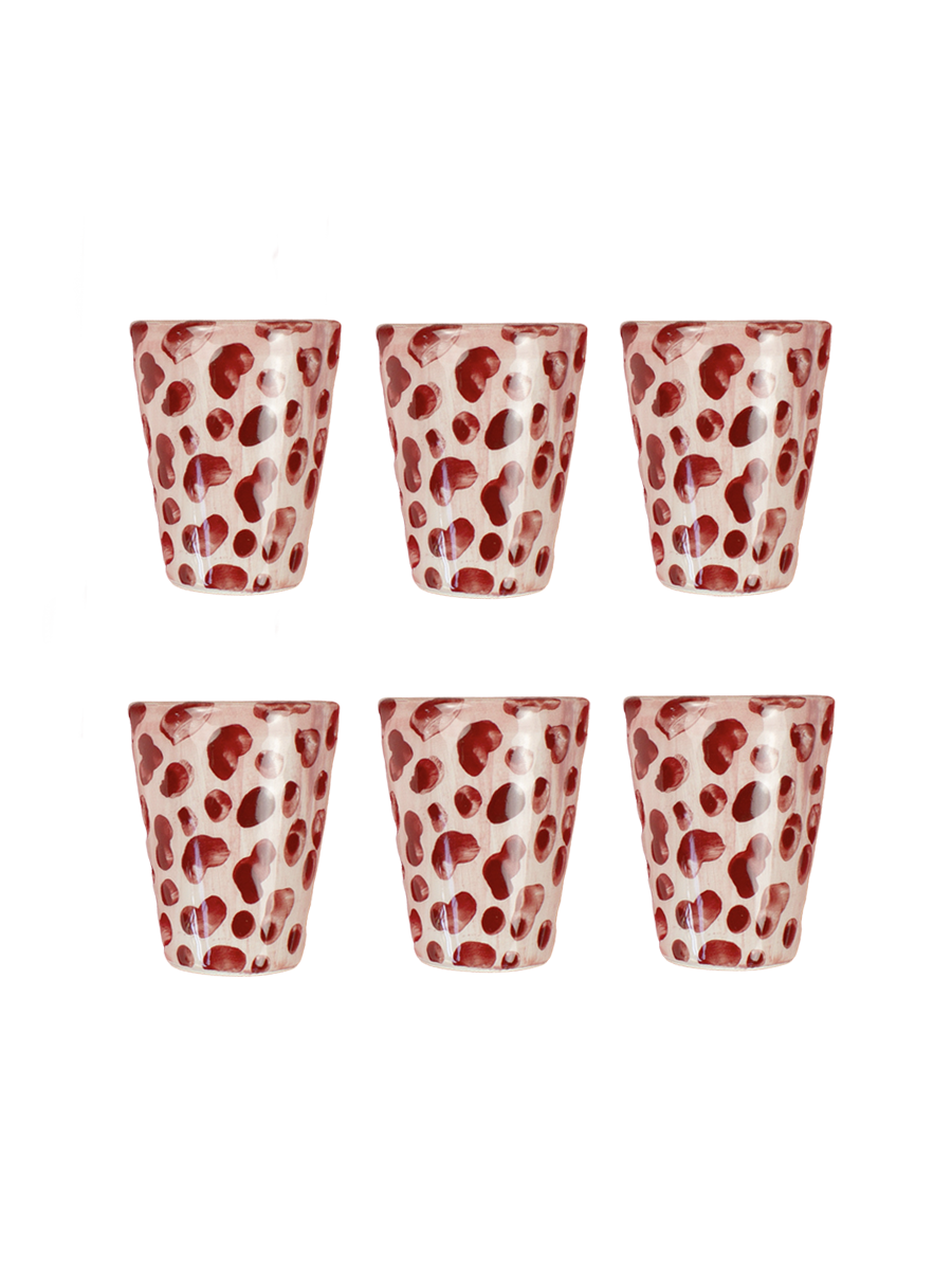 Set di bicchierini da shot - Pink Spots