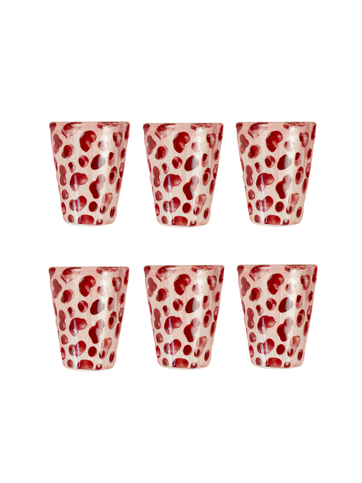 Set di bicchierini da shot - Pink Spots