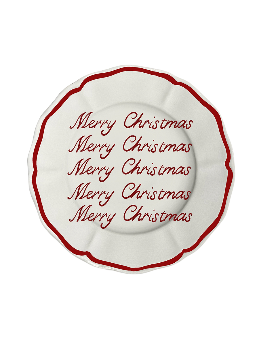 CHRISTMAS COLLECTION – Piatto “Merry Christmas” 
