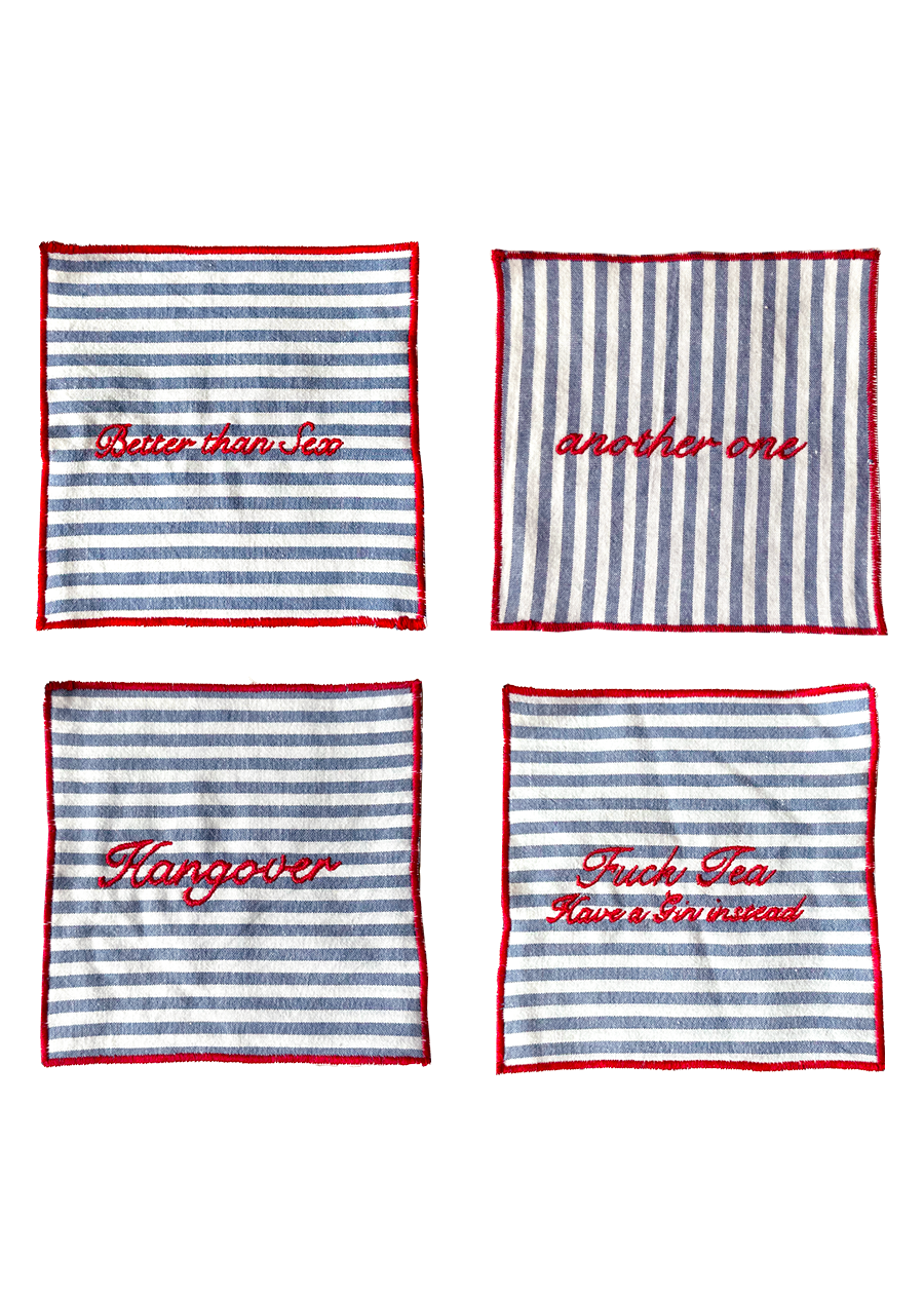 Set of 4 Cocktail Napkins