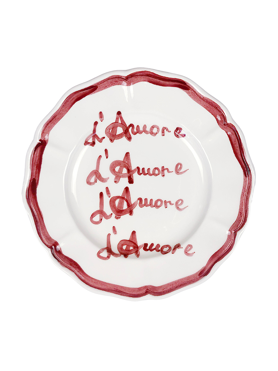 "L'amore" Fil Rouge Plate