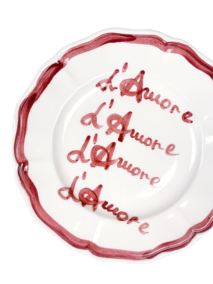 Piatto Fil Rouge "L'amore"