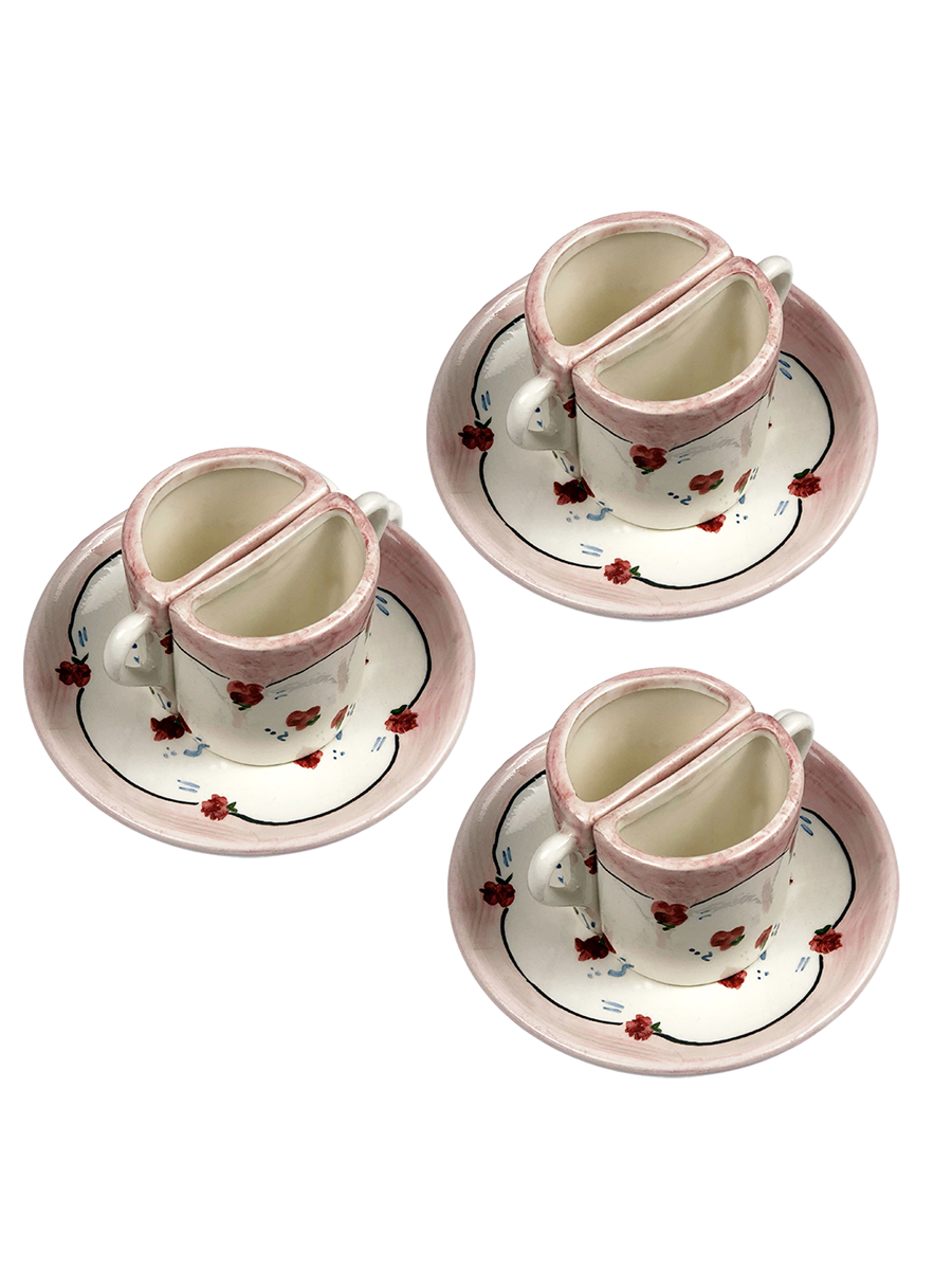 Set di tazze da caffè Tête a Tête Granny
