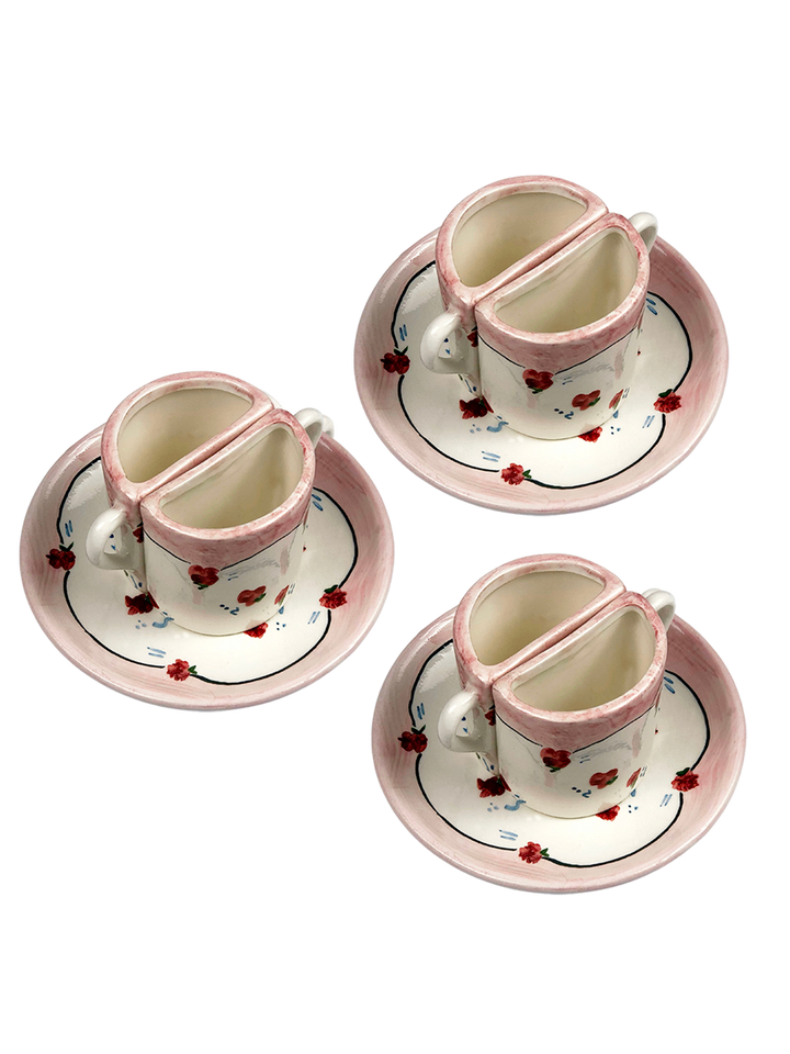 Set di tazze da caffè Tête a Tête Granny