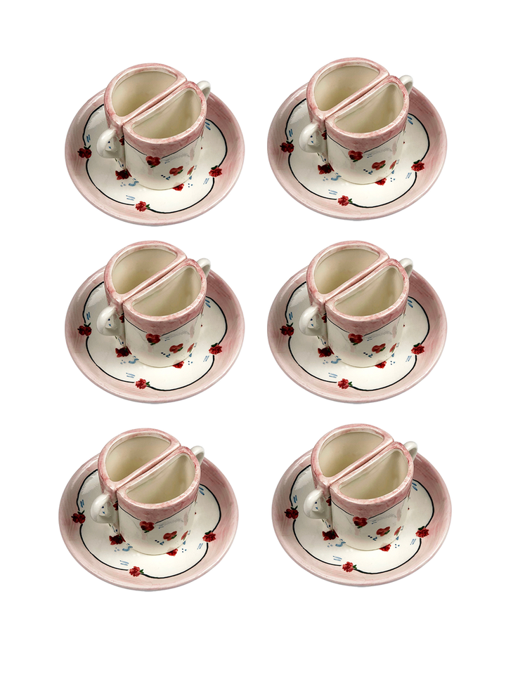 Set di tazze da caffè Tête a Tête Granny