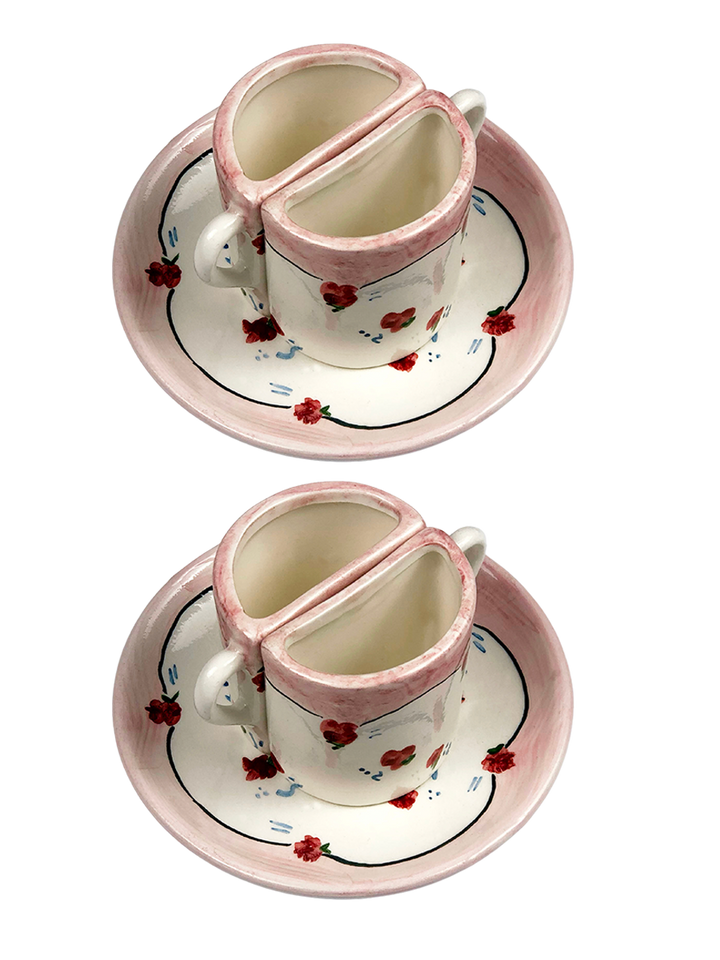 Set di tazze da caffè Tête a Tête Granny
