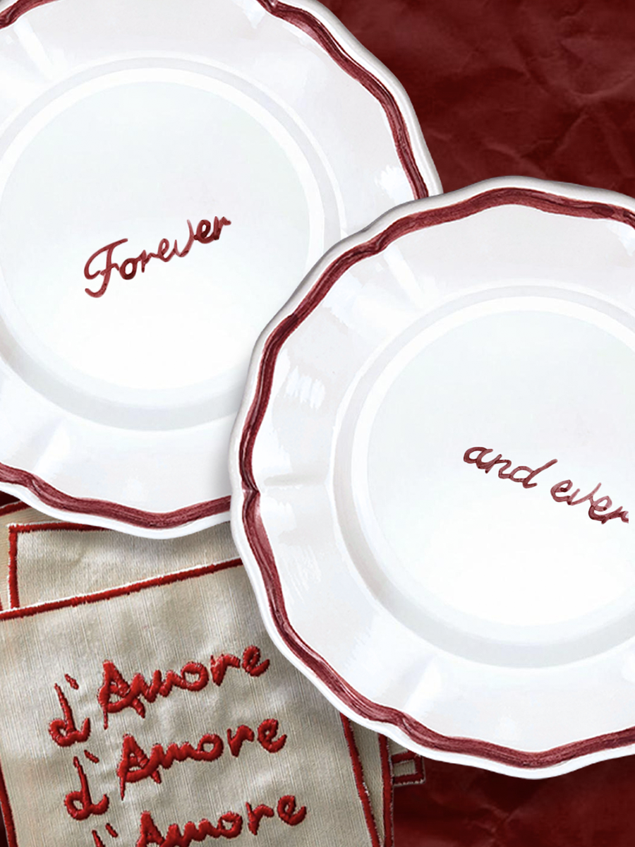Set of 2 Plates “Forever” e “and ever”