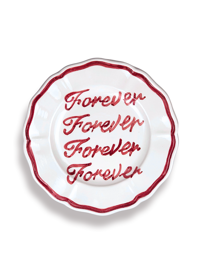 Set of 2 Plates “Forever” e “and ever”
