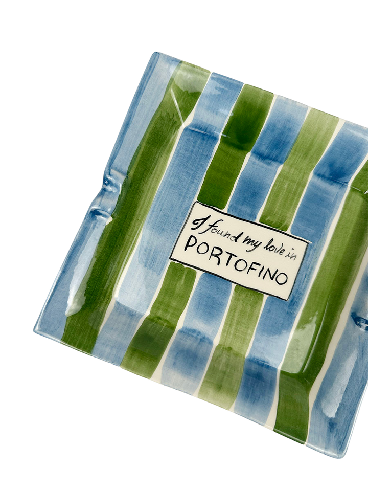 Portofino Ashtray - Striped