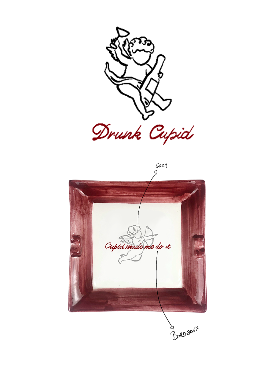 “Drunk Cupid” - Ashtray Collection