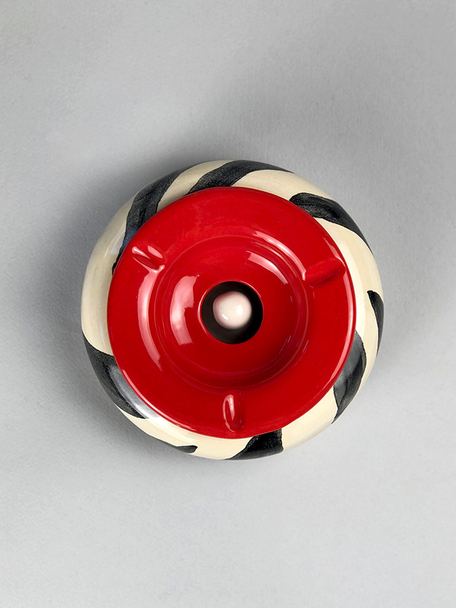 ANIMALIER - Windproof Zebra Ashtray