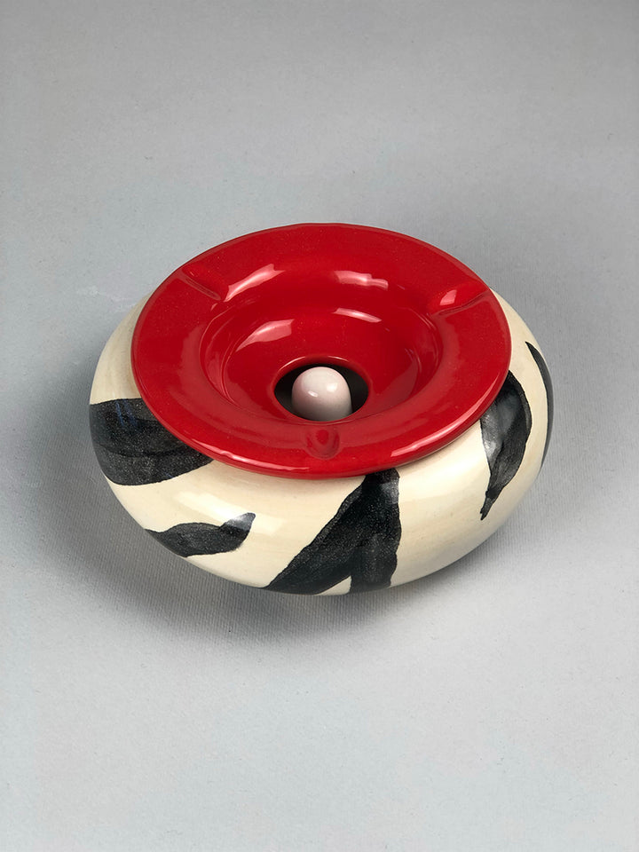 ANIMALIER - Windproof Zebra Ashtray