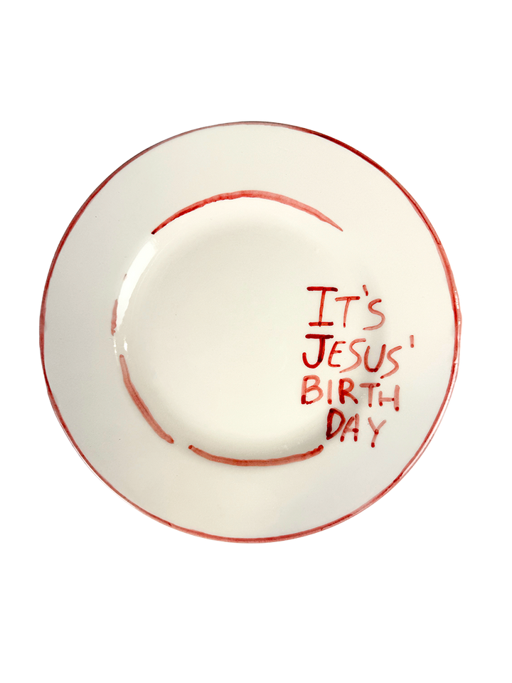 CHRISTMAS COLLECTION – “IT’S JESUS BIRTHDAY” Piatto piano 23 cm
