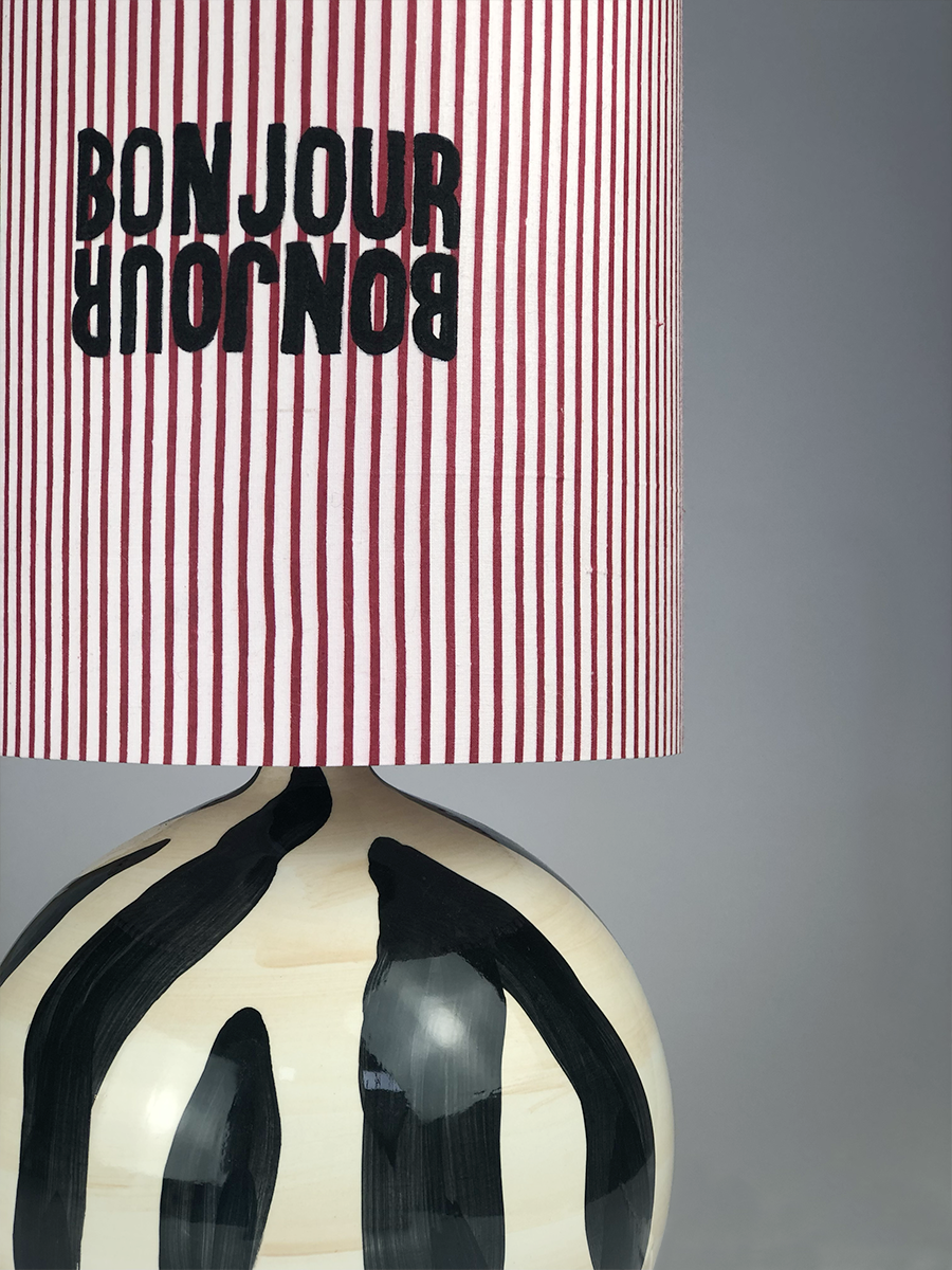 “Bonjour” Abat jour