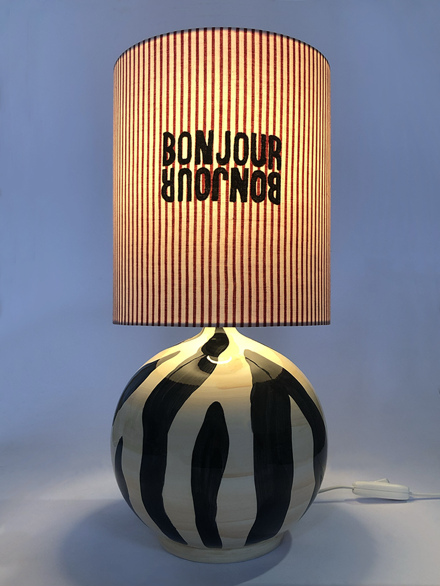 “Bonjour” Abat jour